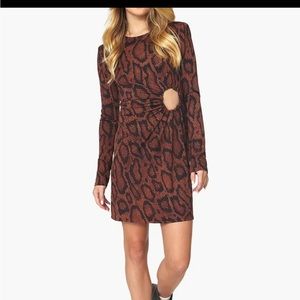 Danielle Bernstein o-ring mini dress